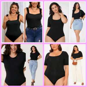 Plus Big Size Body Suit Swimsuit Swimwear Beachwear  Casual OOTD  - Medium to 2XL  - large to 2xl - premium quality - multi way to wear - excellent quality  - made of knitted soft fabric - made of imported soft fabric  - multi way to wear: with shorts pa
