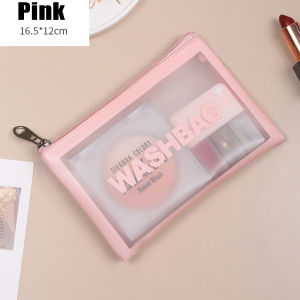 Waterproof Portable Transparent Cosmetic Makeup Skin Care Beach Wash Travel Bag Pouch Organizer