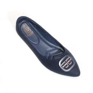 Sepatu Wanita Flatshoes Cantik Pita Oval Mutiara 821-11  IMPORT