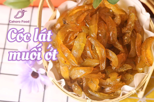 Cóc Lát Muối Ớt - Cóc Lát Sấy Dẻo Muối Ớt - Ngọt Thanh Dẻo Vừa Cay Nhẹ Hương Vị Tự Nhiên [CAHORO FOOD]