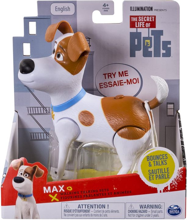 The Secret Life of Pets Max Walking Talking Pets Figure Lazada