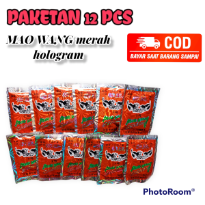 PROMO !!! 12pcs mao wang racun tikus merah hologram