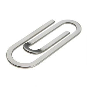 Minwen Stainless Steel Pocket Money Clip Wallet Metal Steel Bill Clip Clamp Folder Clip Cash ID Credit Card Money Holder