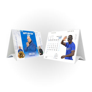 ปฏิทินการ์ตูนเชลซี ปฏิทินตั้งโต๊ะ2026 ของที่ระลึก ของขวัญปีใหม่ ทีมสโมสรเชลซี แฟนสิงห์บลู