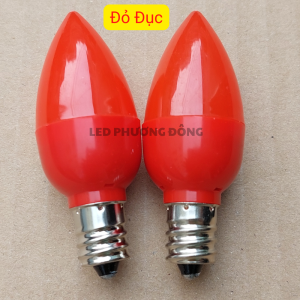 Cặp bóng đèn LED Trái Ớt Đèn Quả Nhót trang trí bàn thờ ông địa