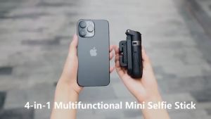 3 IN 1 Selfie Stick Mini Extendable Phone Grip Tripod with Bluetooth Remote Shooting Video