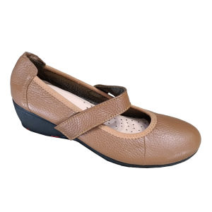 Giày Nữ Búp Bê Đế Xuồng 5cm HÀ NAM Da Bò Thật Thời Trang Cao Cấp GSBBN2060