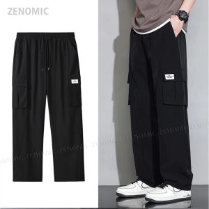 Celana Cargo Panjang Pria polos terbaru uk L/XL/XXL Bahan Tebal Gramasi 220 premium Khusus Hitam