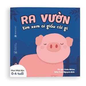 Sách Ehon Song Ngữ Cho Bé 0 1 2 3 4 Tuổi - Ai Giấu Cái Gì - Bộ Sách Ehon Nhật Bản (3 Tập)