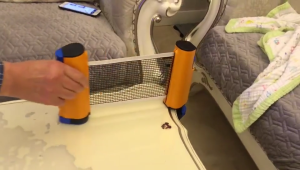 Quick Assembly Table Tennis Net Folding Portables Universals Pingpong Net for Various Tables Durability