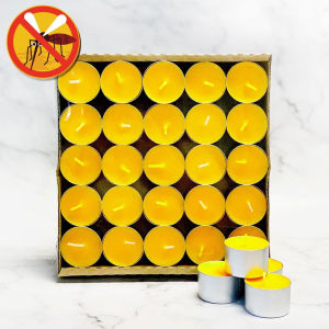 8H Buddhist Butter Candle 100pcs Box Smokeless Fragrant Candle for Temple Prayer Deepavali 长明灯 酥油灯