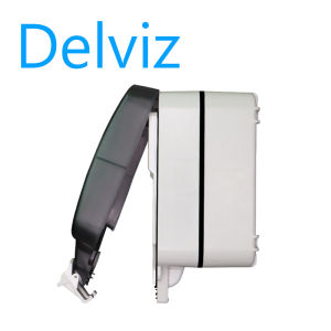 Delviz IP66 professional waterproof dustproof 86 socket box with socket external installation locking outdoor waterproof box.