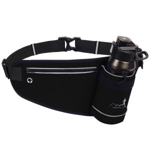 Outdoor Sports Hydration Waist Belt Bag with Water Bottle Holder for Jogging Running Hiking Camping Cycling Walking