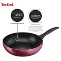 TEFAL (กระทะเทฟล่อนแท้)กระทะก้นแบน รุ่น Ligth & Clean 26 ซม. (ประกัน 2 ปี). 