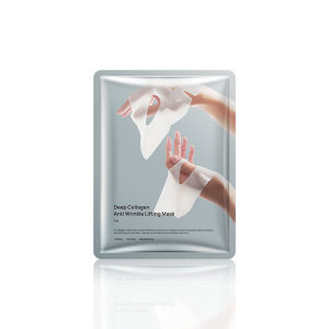 FDA Authentication   In Stock Cross-Border Collagen Hydrating Moisturizing Mask Split-Type Whitening Transparent Dropshipping