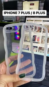 Softcase Gelombang Bening  ( IPHONE 7 PLUS/8 PLUS ) Clear Case Casing Handphone - PGC SHOP