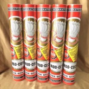 Shuttlecock Badminton INDOCOCK MERAH | kok bulu tangkis speed 77 - 78 | indo cock red kock batminton