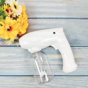 เครื่องพ่นนาโน เครื่องพ่นแอลกอฮอล์ ปืนพ่นฆ่าเชื้อ ปืนพ่นแอลกอฮอล์ คุณภาพ เกรดA ปืนฉีดฆ่าเชื้อ ปืนฉีด สีขาว ดำ ปริมาณ 350 MLพร้อมส่ง