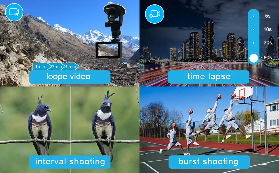 SJCAM SJ8 Pro Action Camera 4K 60fps กล้องแอคชั่น