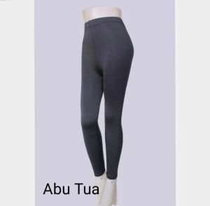 BIG SALE !!! Leging Wanita Dewasa Panjang - Lejing Wanita Tebal - Celana Legging Spandex Polos
