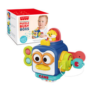 Montessori Infant Puzzle Early Education Toys Baby Activity Cube Busy Ball Baby Training Busy Hand Grasping Ball Sensory Toys