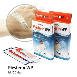 Plesterin WP isi 10pcs Waterproof Transparan Anti Air Plester Luka SH LC16