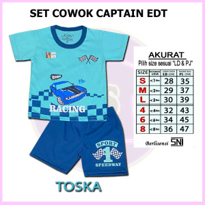 Kelfi Setelan Kaos Anak Laki Laki Usia 0 1 2 3 4 5 Tahun Motif Sablon