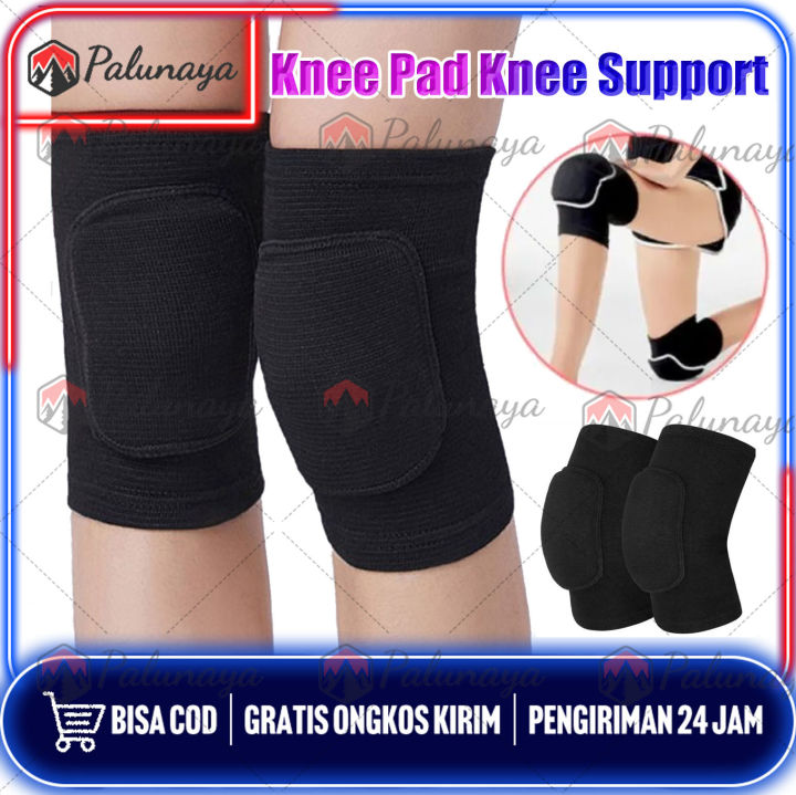 Knee Kneepad Pelindung Lutut Sepasang Deker Dengkul Busa Tebal / Terapi Lutut / Knee Pad Knee Support / Deker Lutut Gym Lari / KNEE PAD Deker Busa Sepasang Futsal Sepakbola Volly Kiper Sepasang