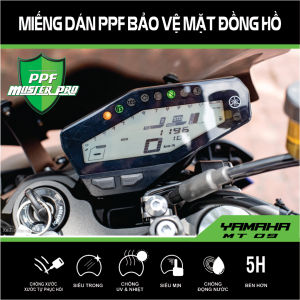 Miếng Dán PPF Bảo Vệ Mặt Đồng Hồ Xe YAMAHA MT09 - YAMAHA MT 15 | Chất Liệu Film PPF Trong...