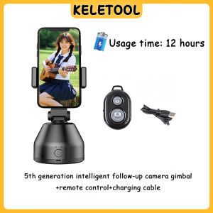360 degree rotating intelligent AI gimbal intelligent video Vlog stabilizer phone holder tracking tripod for real-time Vlog video recording