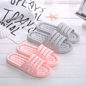 Summer Indoor Bathroom Non-slip and Non-odor Mens Pvc Plastic Slippers Hollow Out Indoor Slippers
