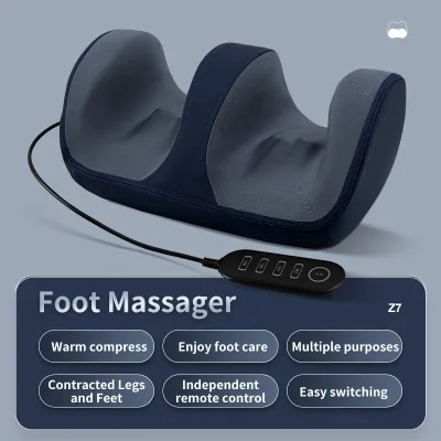 Electric Heated Foot Calf Massager with Remote Control Kneading Massage Red Light Hot Compress Relax Muscle Leg Arm Thig