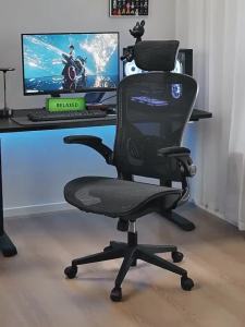 คุณภาพดี PM-เก้าอี้เออร์โกโนมิก นั่งนานสบาย เก้าอี้คอมพิวเตอร์บ้าน เก้าอี้นักเรียน เก้าอี้หอพัก เก้าอี้เกมมิ่ง เก้าอี้ออฟฟิศปรับเอนพิงหลังได้ ดีไซน์รองรับสรีระ สุขภาพดี นั่งทำงานเล่นเกมยาวๆ  ของแท้ราคาถูก เก้าอี้ขนาดกะทัดรัด เก้าอี้รับน้ำหนัก 150 กก. บริส