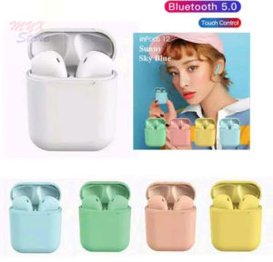 MYX Store Headset Bluetooth Handsfree Bluetooth i12 wireless extra bass earphone headset wireless earbud earphone wireless
