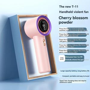 Quạt làm mát bán dẫn USB có thể sạc lại ngoài trời leo núi khóa cầm tay mini di động tốc độ cao quạt nhỏ turbo fan handheld