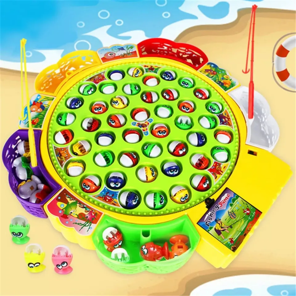 ToyMagic Musical Board Fish Game with Rotating Pond,21 Fishes & 4 Fishing  Poles, Sound Toy for Kids 4+Yrs, Indoor Musical Toy, Skill  Development, Birthday Return Gifts for Kids