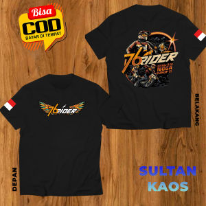 Kaos 76 RIDER - Nyali Aja Ga Cukup -Tshirt Distro Dewasa - Kaos Atasan