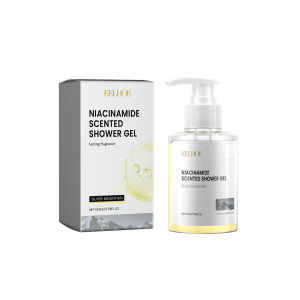 EELHOE Niacinamide Scented Shower Gel Refreshing Shower Gel Long Lasting Moisturizing Smoothing Soft Anti Dry Rough Fresh Scent Restore Barrier Lightweight Body Wash Deep Cleansing Exfoliation Removes Melanin Moisturizing Repair Lotion Brightens Skin Show