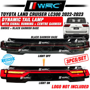 944 Toyota Land Cruiser LC300 2022 - 2023 Dynamic Tail Lamp With Signal Running + Centre Garnish ( 3pcs/set )