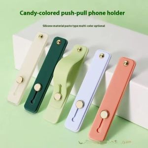 TAIDU ที่วางโทรศัพท์แบบดึงออกได้พร้อมกาวสำรองจาก ซิลิโคนสีลูกกวาด