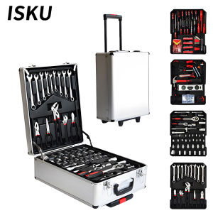 ISKU Tool Kit Set 187 Pcs Perkakas Bengkel Komplit/Toolkit Set Box Lengkap/Alat Bengkel Perkakas