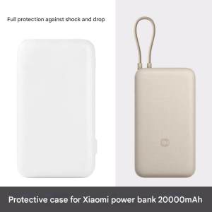 Xiaomi 10000 mAh/20000 mAh power bank with built-in fast charging cable （3c certification）ultra-thin compact mini ultra-large capacity portable mobile power supply Type-C [Apple two-way fast charging ] pocket size