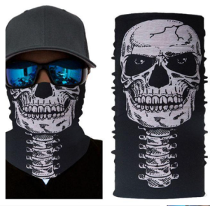 (READY STOCK SHIP FROM KL) Half Face Mask motorcycle Headwear Half Neck Scarf Balaclava Bandana Cycling Mask Anti Dust UV Buff Bandana Head Scarf skeleton Mask  Bicycle Motor Fishing Sport Turban Headband Outdoor