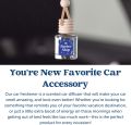 CE Craft Cinnamon Sugar Car Air Hanging Fragrance Oil Diffuser – Car Air Freshener Diffuser for Essential Oils, Scents Fragrance Aromatherapy Automobile Diffuser, Long Lasting Car Diffuser Bottle. 