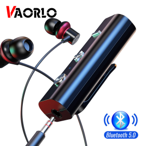 VAORLO Bluetooth Receiver 3.5mm HandsFree Wireless Audio Adapter A2DP AUX Stereo Music Receivers For Headphones Car Kit Home Speaker