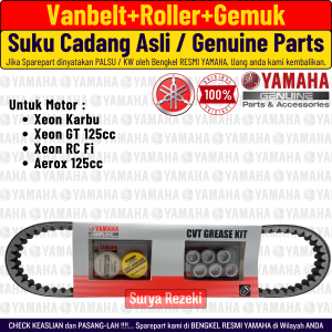 Vanbelt Set Roller Xeon Carbu Karbu RC GT Aerox 125 44D Asli ORI Original Yamaha Genuine Parts
