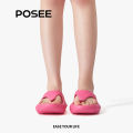 POSEE  รุ่น Galaxy รองเท้าแตะ รองเท้าแตะหูหนีบ รองเท้าแตะแฟชั่น รองเท้าผู้หญิงP17509S. 