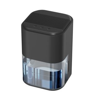 【SG】Dehumidifier for Home with Colorful Light Small Dehumidifier with Auto Shut Off Low Noise Sleep Mode Dehumidifier