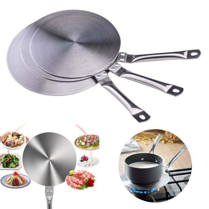 Practical Stainless Steel Induction Cooktop Converter, Heat Diffuser