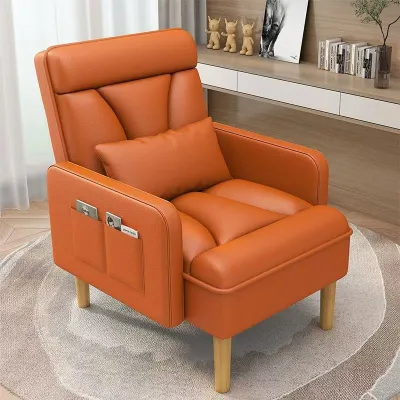 MUMAREN TH โซฟาปรับเอน เก้าอี้พักผ่อน หุ้มหนังสังเคราะห์ Recliner Sofa สามารถนอนหลับได้